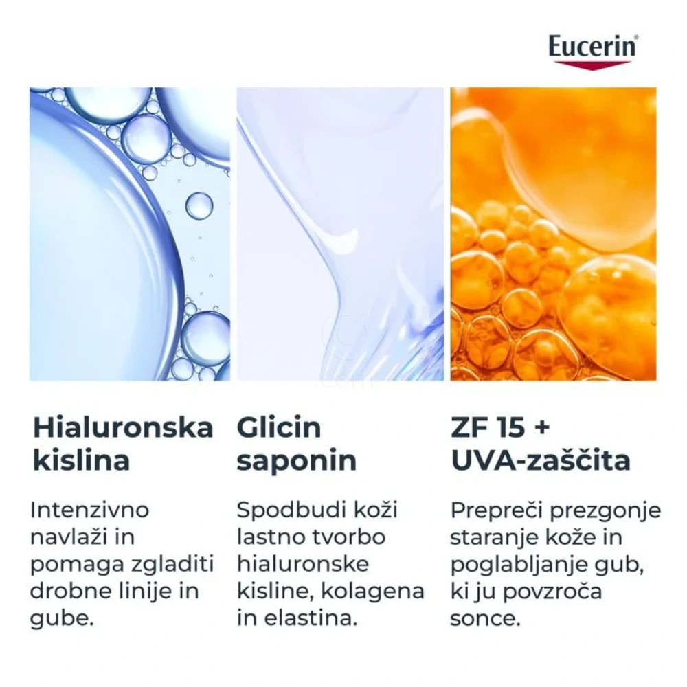 Eucerin Hyaluron-Filler, dnevna krema - suha koža - ZF 15 (50 ml)